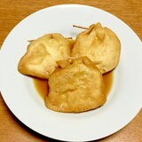 長芋とニラの卵の巾着煮